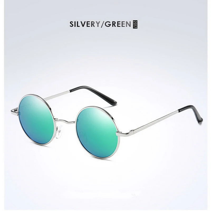Ретро маленькие круглые очки Для женщин Для мужчин 2018 Винтаж солнцезащитные очки UV400