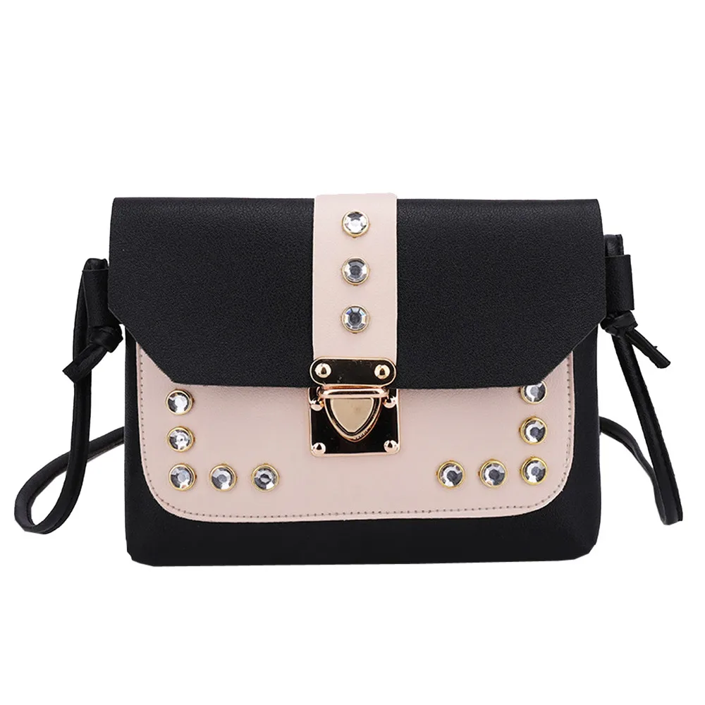 

2019 Women Bag Stylish Handbag With Matching Colors Women Messenger Bags Women's Party Package Mini Handbags Rhinestone Hot Sale