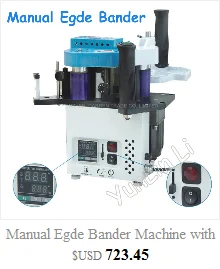 Портативный Кромкооблицовочный станок 110 В/220 В Регулируемая скорость управление ручная грань окантовка деревообрабатывающий станок JBD90