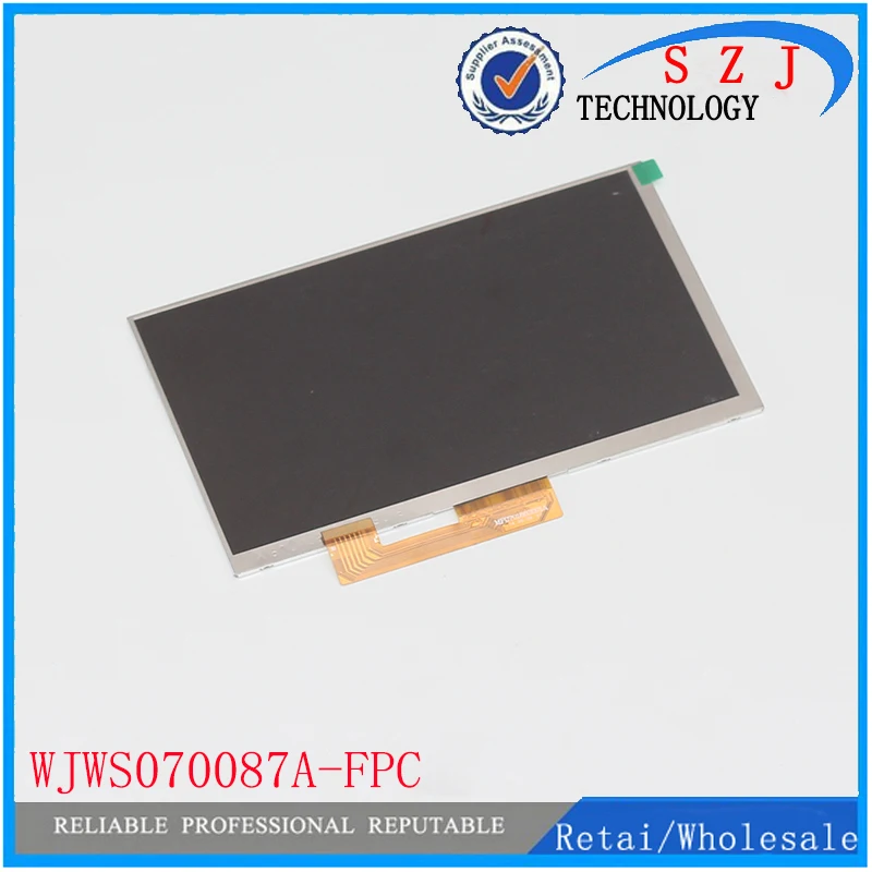 

New 7" inch tablet LCD display WJWS070087A WJWS070087A-FPC LCD screen Module Replacement 30 pin LWH:164*97*2.5mm Free shipping