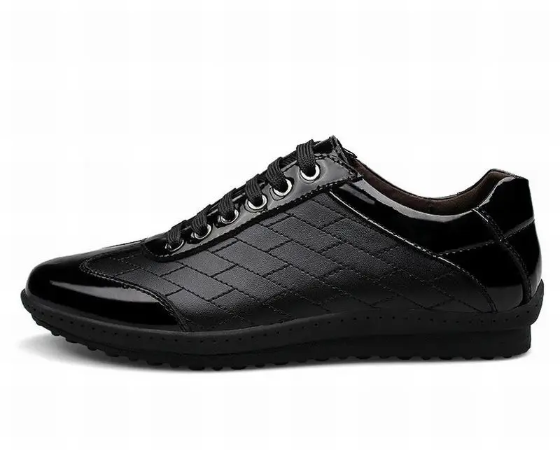 Новые модные стеганые сумки для мужчин Натуральная кожа на шнуровке для путешествий на каждый день обувь; верхний материал из флока; удобная деловая обувь для вождения, мужская дорожная сумка - Цвет: black