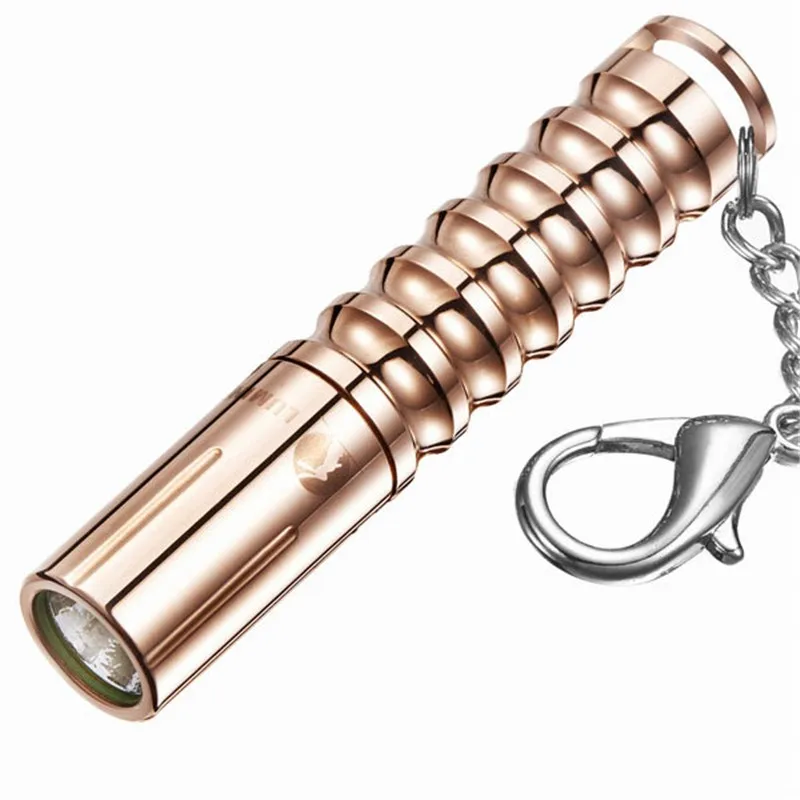 

Lumintop Copper Worm Nichia 219 LED XP-G2 R5 LED Flashlight 3 modes 110 Lumen Mini LED Keychain Keyring light aaa Torch Set