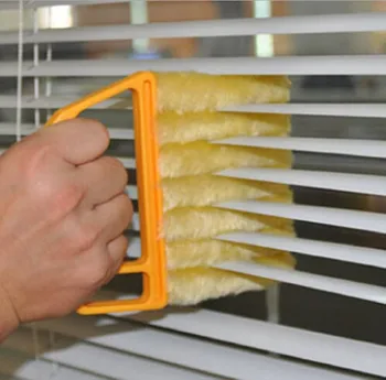 

Home Supplies Soft Shutter Curtain Cleaning Brush Dirt Cleaning Air Vents Corner Bath Brush