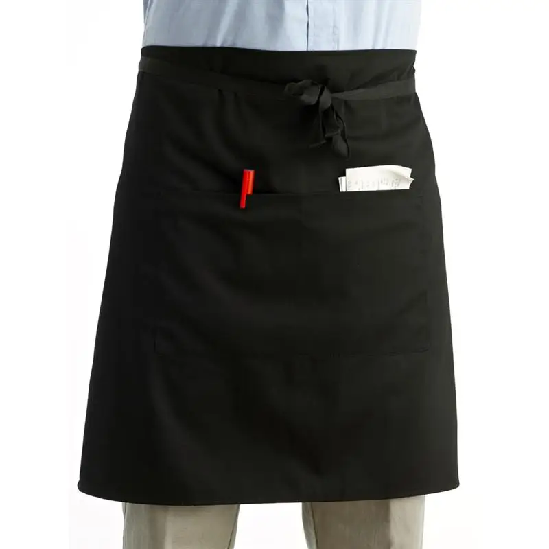 LUOEM Universal Unisex Women Men Kitchen Cooking Waist Apron Short