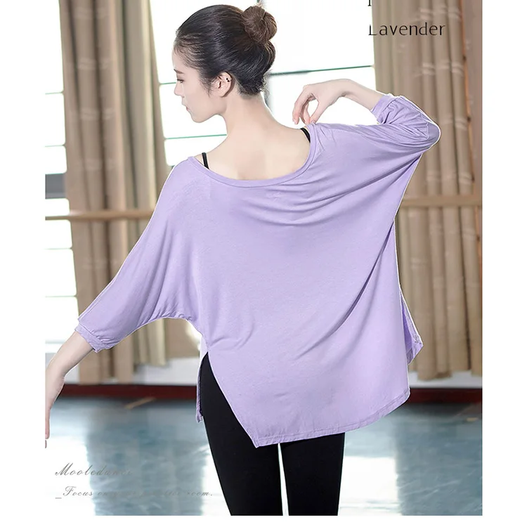  Ballroom Yoga Bat Sleeve Dance Wear (2)