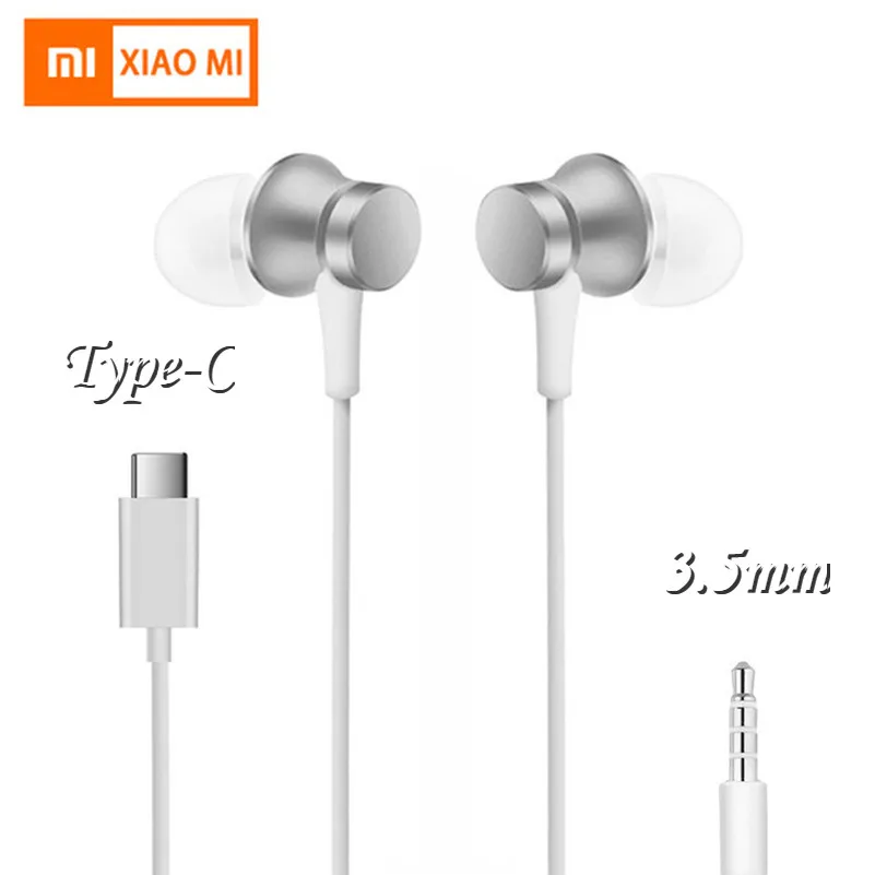 

Xiaomi Mi Piston 3 Earphones USB Type-C/3.5mm Fresh Edition Earphone Headset with Mic for Xiaomi Mi 6/8 Huawei Earphone Earbuds