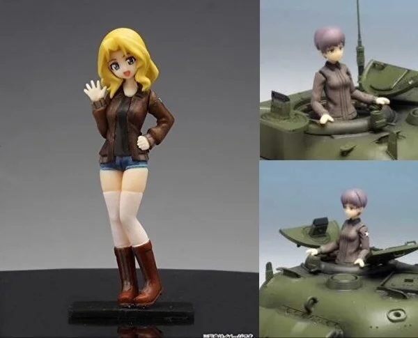 

1/35 Resin Figure Kit GIRLS und PANZER Girl Garage Resin Kit