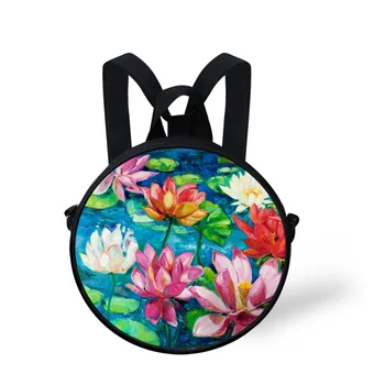 

2017 summer style women messenger bags small flower oil painting ladies shoulder bags brand bag travel floral girl crossbody bag