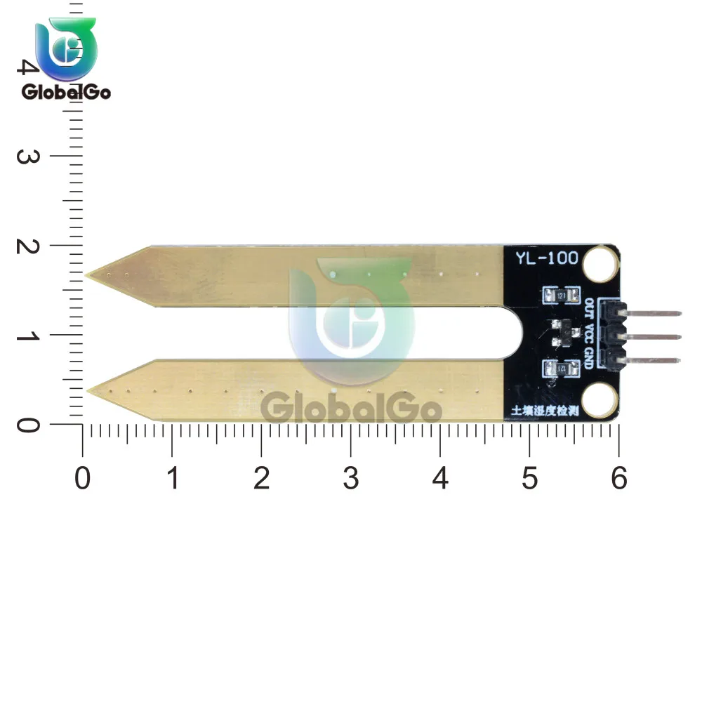 YL-100 3Pin почвы сырость влажность Сенсор Тесты местер зонд и гигрометром декоративные часы для садовое растение датчик влажности Инструменты для Arduino