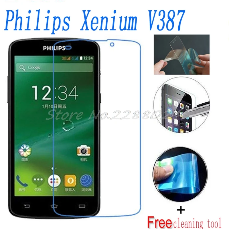 2 шт ультратонкая Защитная пленка с нано-пленка для экрана защитный экран без стекла для мобильного телефона Philips Xenium V387 W6500 S308 W8510 S388 I908 I928 W732