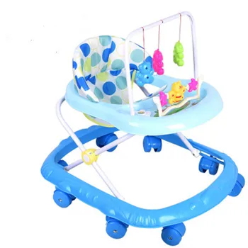 Anti-Roll 8 Wheel Baby Walker