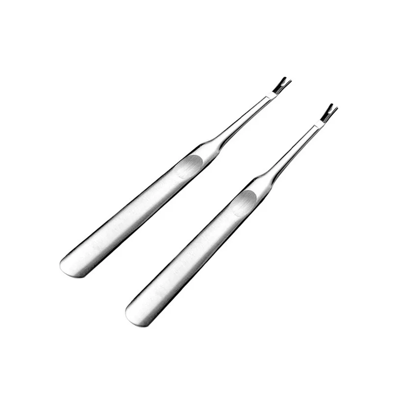 

Bittb 2PCS Stainless Steel Nail Manicure Cuticle Pusher Dead Skin Remover,Design Cuticle Cutter Cocoon Callus Nail Skin Care Kit