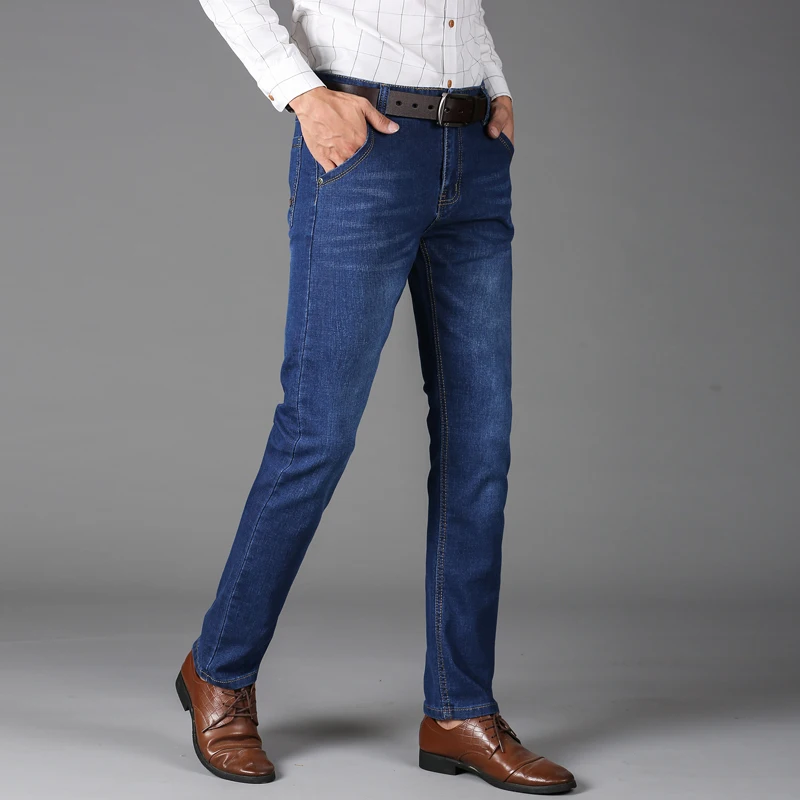 2019 New Man style clothing Regular slim Jeans men leisure gentleman Long Casual Trousers Personal Quality Denim Pants