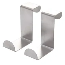 2PC Door Hook Stainless Kitchen Cabinet Clothes Hanger nov23 Extraordinary