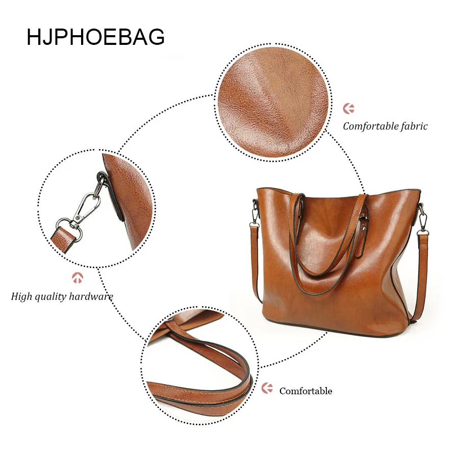 HJPHOEBAG новые сумки-тоут модные роскошные сумки женские сумки дизайнерские большие сумки-ведро женские кожаные сумки через плечо YC002