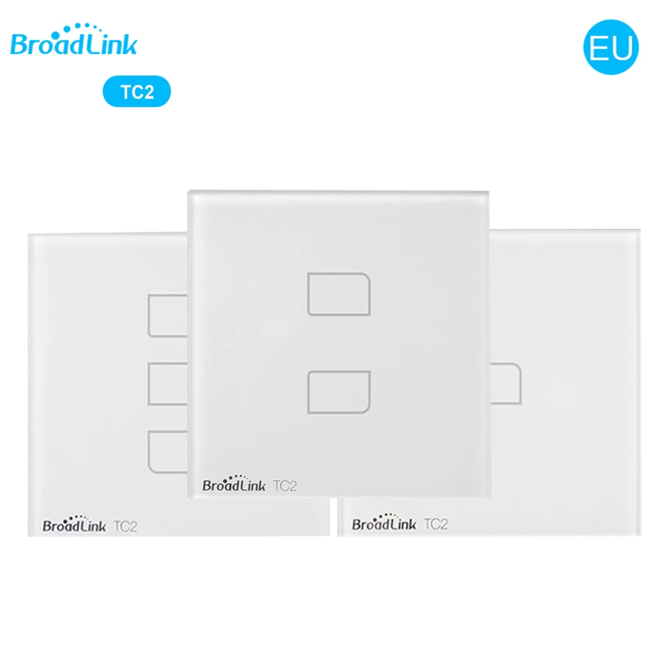 Broadlink EU TC2 1/2/3 бандажный сенсорный выключатель настенный светильник RF433MHz