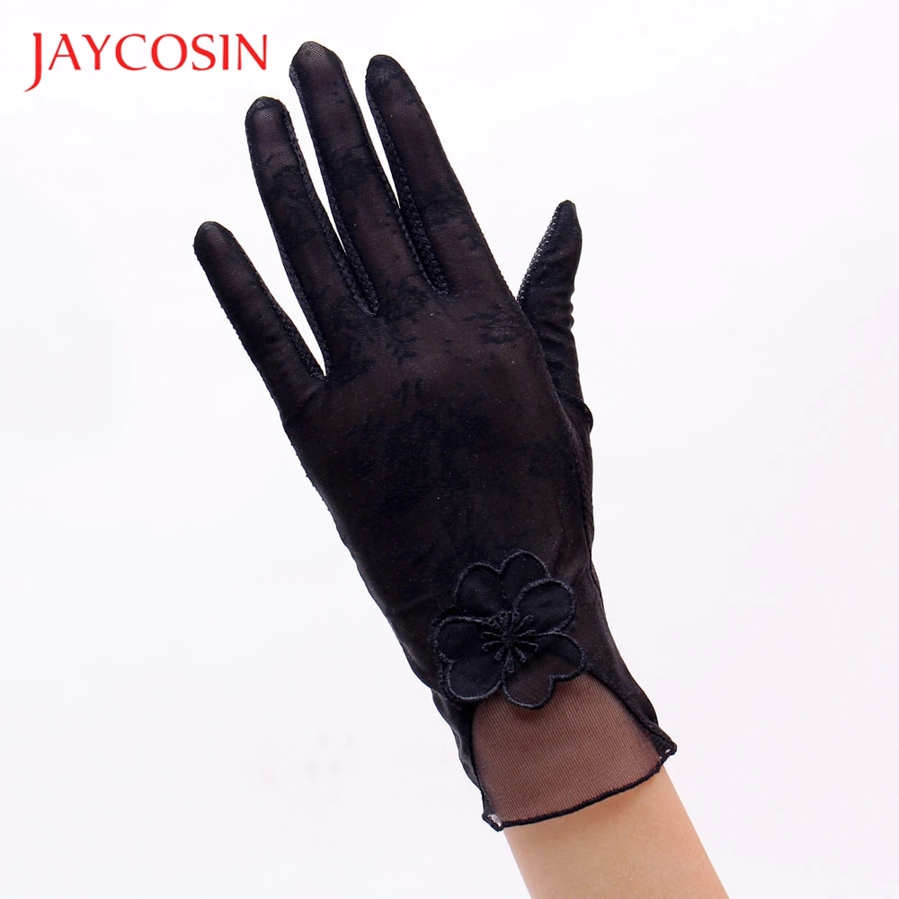 JAYCOSIN летние женские УФ защитные перчатки для вождения кружевные 100% абсолютно