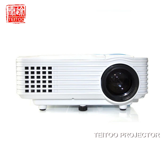 2000 Lumens Wall Projection Data Show Mini LED Projector Project