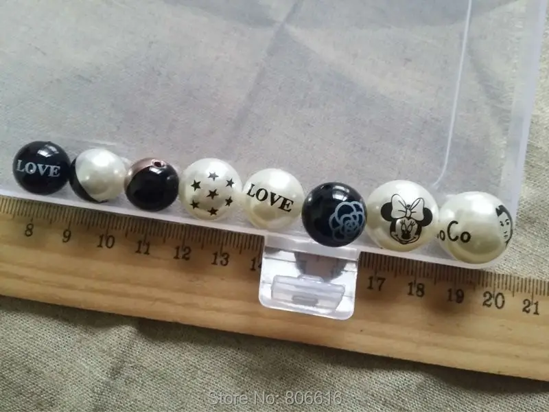 

14mm-18mm ( Environmental protection & highlights ) ABS Plastic Acrylic Pearl Loose Bead Jewelry Beads