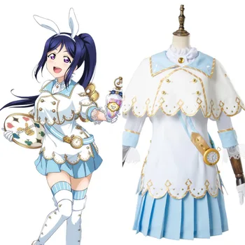 

Love Live!Lovelive Cosplay Aqours Matsuura Kanan Wonderland Cosplay Costume Adult Women Maid Dress Suit Halloween Costume