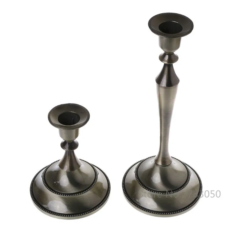 

Modern Metal Candle Holder Lamp Light Stand Candelabra Candlestick Home Wedding Party Table Decoration Gift 2 Sizes