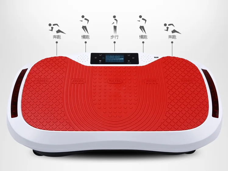 Crazy Fit Массажная вибрационная пластина с Bluetooth музыкой, мощная фитнес-вибрационная пластина, мощная вибрационная пластина