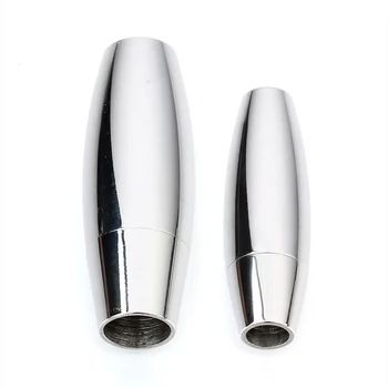 

2pcs/lot Hole Dia 3/4/6/7mm Stainless Steel Magnetic Clasps Fit Round Leather Cord Necklace Connectors For Jewelry Making F5053