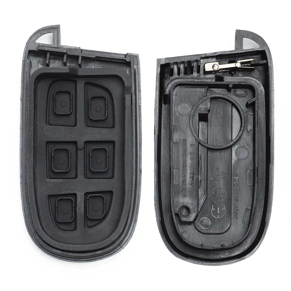 KEYECU Замена Smart Remote ключ чехла Брелок колодок Обложка 5 Кнопка для Dodge Ram 1500 2500 3500 2013-, GQ4-54T