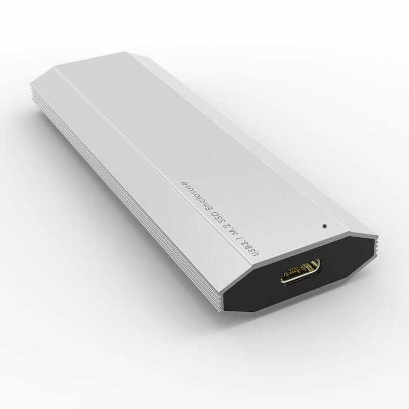 USB-C USB 3.1 3.0 نوع-C 10 جيجابايت في الثانية إلى Nvme M-مفتاح M.2 NGFF PCI-E 2 حارة SSD الضميمة