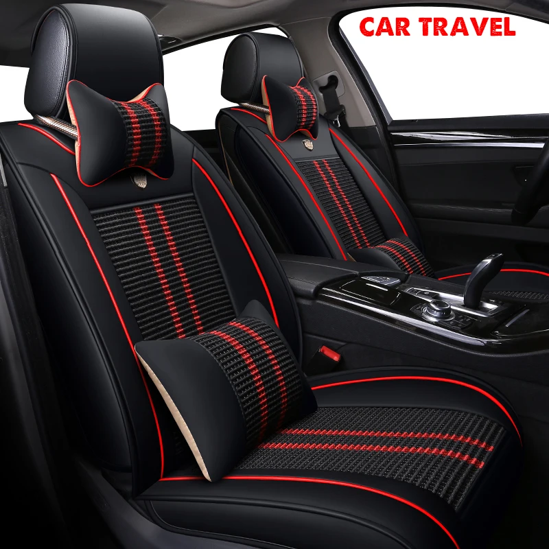 

CAR TRAVEL ice silk auto Car Seat Covers for Toyota all models Venza Crown Camry RAV4 YARiS Levin verso VIOS Corolla car-styling