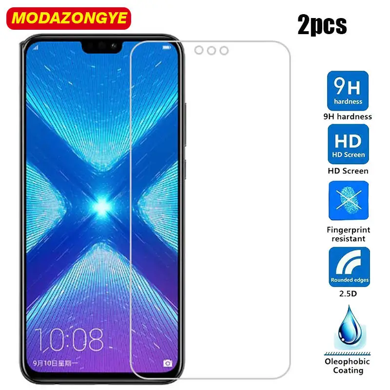 

2 pcs Tempered Glass Huawei Honor 8X Screen Protector Huawei Honor 8X Honor8X ARE-AL00 Huawei Glory 8X Glass Film 6.5 inch