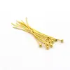 200pcs/lot 25 30 40 50mm Colorful Metal Ball Head Pins Needles For Jewelry Findling Making Diy HandWork Accessories Wholesale ► Photo 2/6