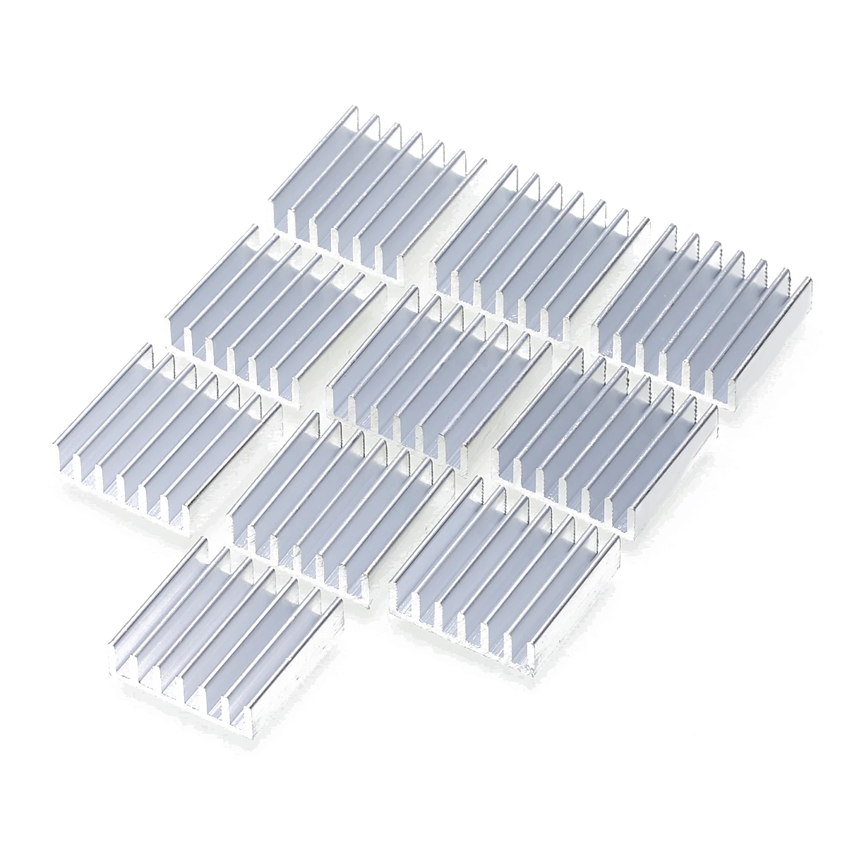 DWZ 10pcs 20mm*20mm*6mm Heat Sink Aluminum Heatsink Radiator