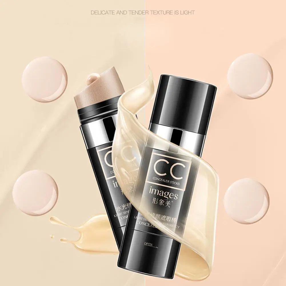 

CC Cream Concealer O.TWO.O Powder Foundation Moisturizing Natural Cover Up Waterproof Whitening Face Concealer Stick
