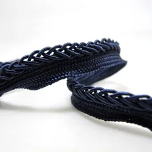 5 ярдов 3/8 дюймов темно-синий кант губы шнур отделка | подушка отделка | обивка обивки обрезки швейные принадлежности