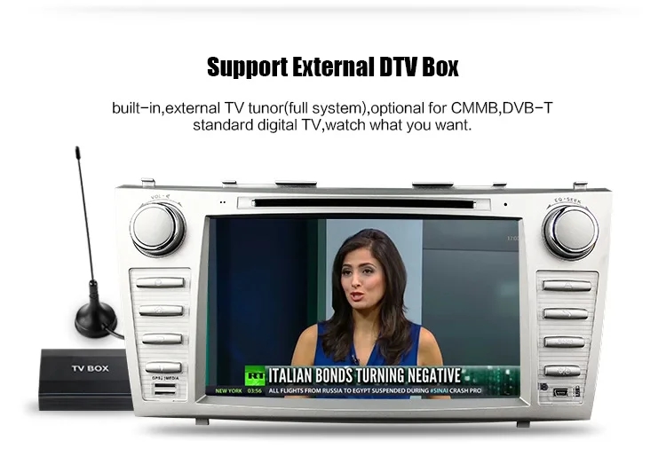 Clearance Eunavi 8 inch Car DVD Player GPS Navigation For Toyota Camry 2007 2008 2009 2010 2011 BT Steering wheel control 7