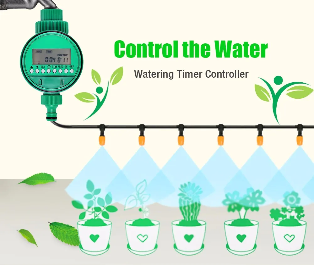 Цифровой таймер для полива сада автоматический электронный таймер для полива воды домашний таймер для полива сада контроллер системы таймер для полива