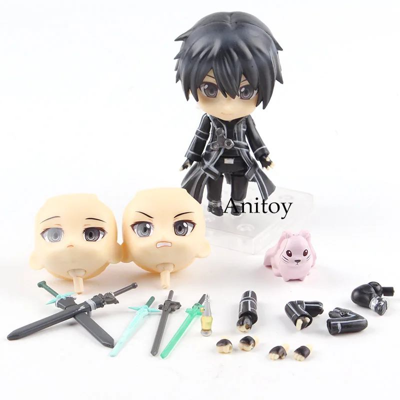 Nendoroid 295 Sword Art Online Kirito Figure Kirigaya Kazuto PVC Anime SAO Figure Action Collectible Model Toy Nendoroid 295 Sword Art Online Kirito Figure Kirigaya Kazuto PVC Anime SAO Figure Action Collectible Model Toy