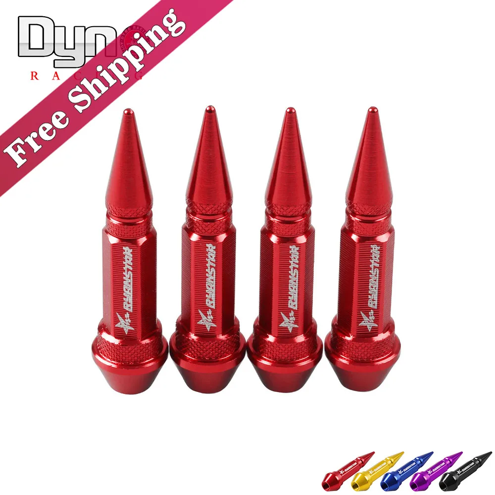 

Free shipping 4Pcs Universal Auto Bicycle Car Tire Valve Cap VALVE STEM CAPS WHEELS RIMS like Racing Lug Nuts Ryanstar