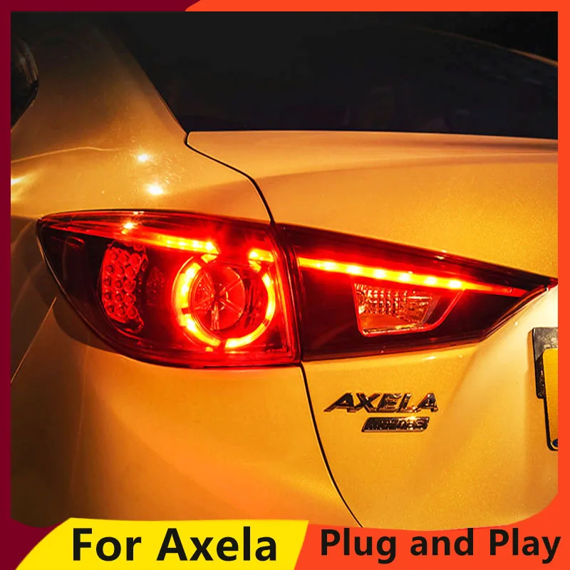 KOWELL Car Styling for Mazda 3 Tail Lights 2015 Mazda3 Axela LED Tail