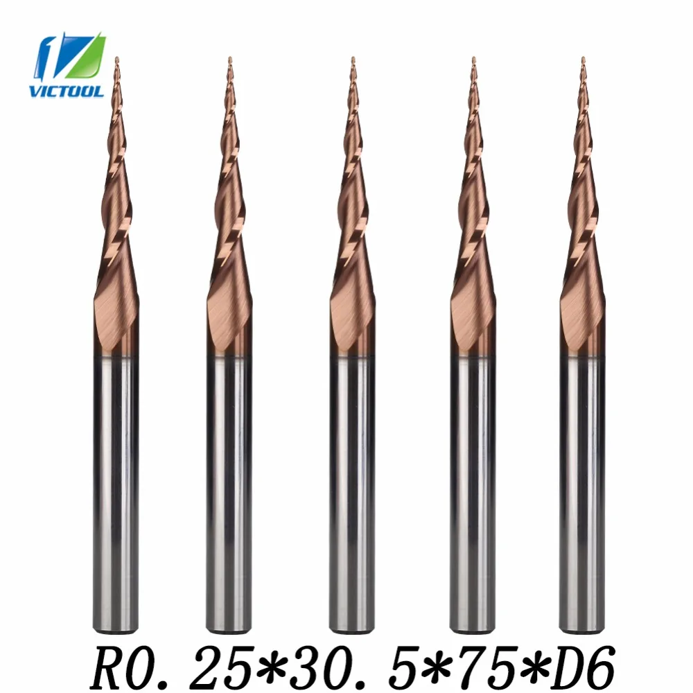LMT Onsrud 65-010 Solid Carbide Upcut Spiral Router Bit - 1/8" Cutting Diameter, 1/4" Shank - View #8