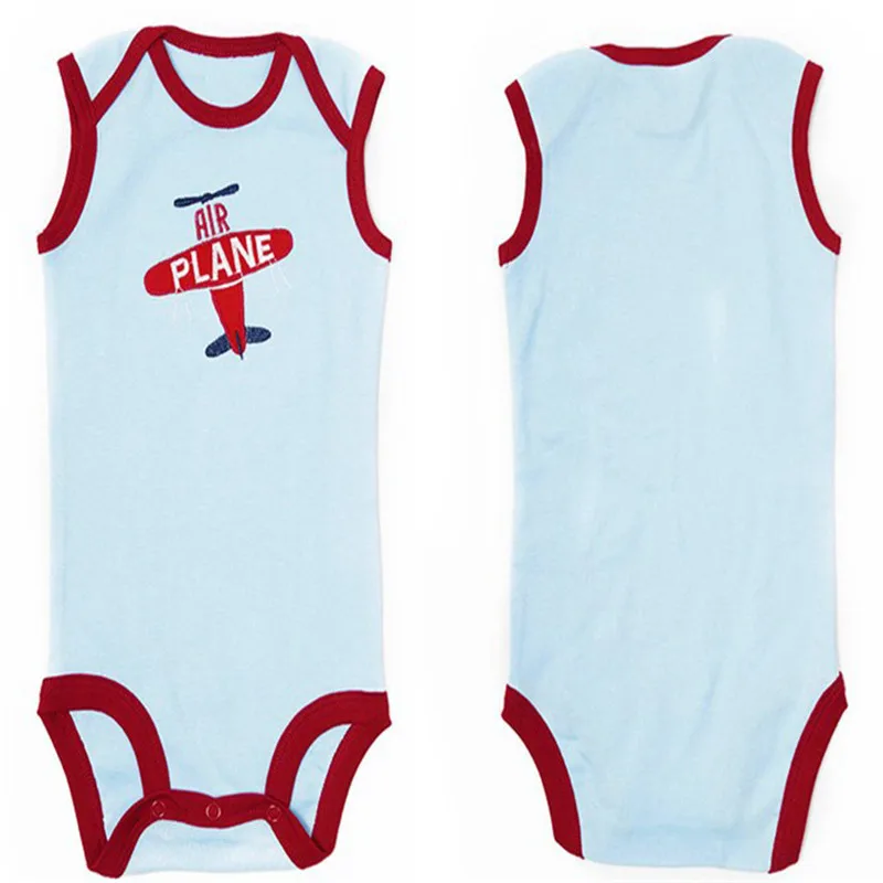 

1 Piece Summer Style High Quality Sleeveless Bodysuit Cotton Baby Boy Girl Infant Vest Jumpsuit Newborn to 2 years