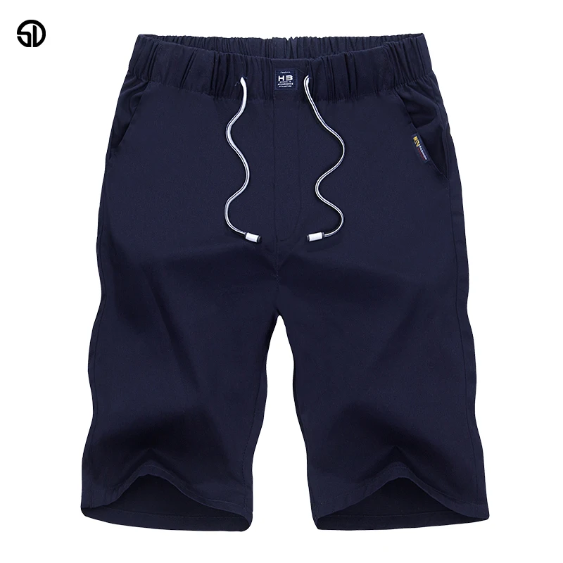 SD Mens Cotton Shorts 4XL Summer Fashion Knee Length Hot Breathable