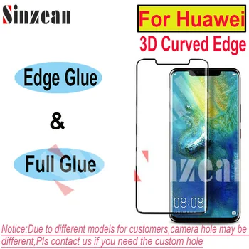 

Sinzean 25pcs For Huawei P30 Pro/Mate 20 Pro 3D Curved edge tempered Glass Screen Protector (Full Glue & Edge Glue available)