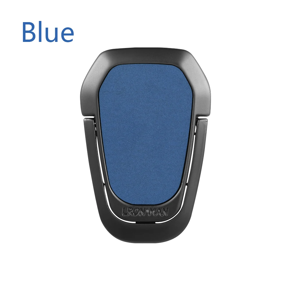 Универсальный магнитный держатель-кольцо для пальца 360 Вращающийся Кронштейн Подставка для сотового телефона Автомобильный кронштейн опорная розетка - Цвет: blue