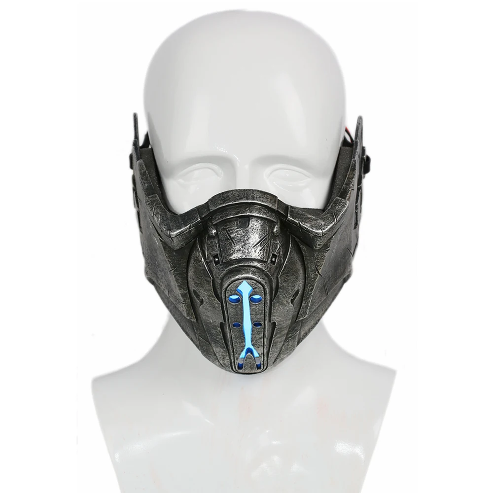 Mortal Kombat Sub Zero Mask Game Cosplay Costume ...