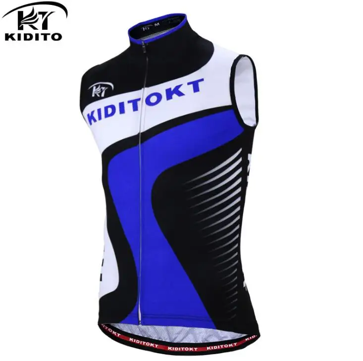 Cycling Jersey only KIDITOKT профессиональный полиэстер Велоспорт Джерси лето MTB велосипед одежда без рукавов велосипедный Одежда Майо Ropa спортивная одежда - Цвет: Cycling Jersey only