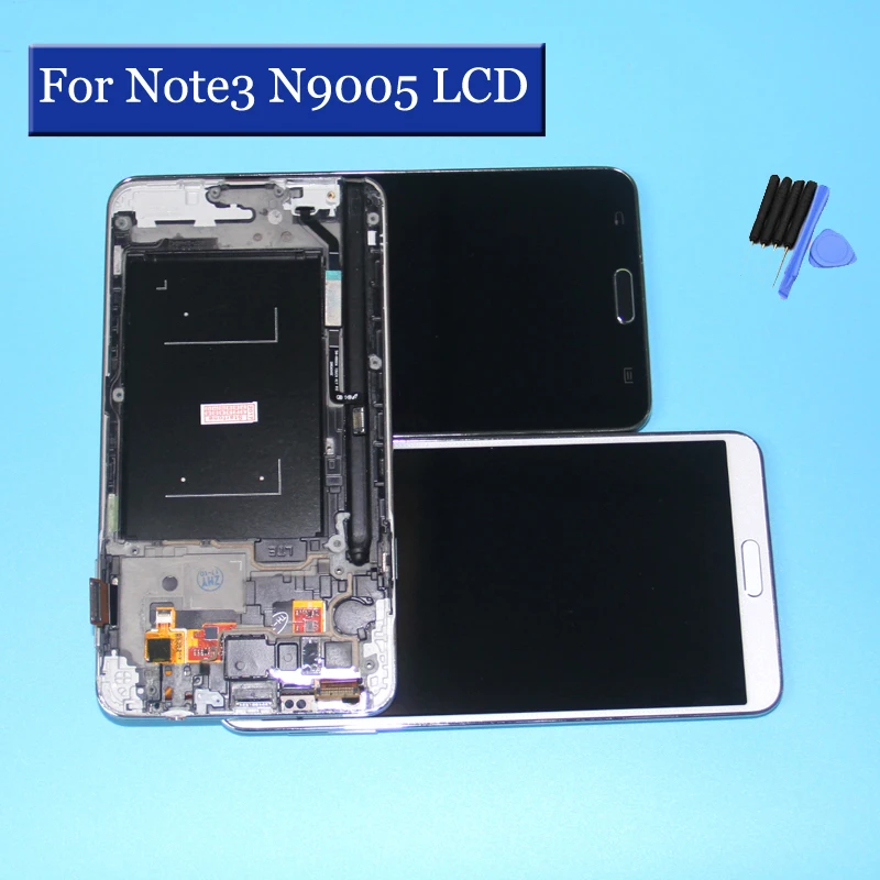 

White Black For Samsung Galaxy Note3 N9005 LCD Display Touch Screen with Digitizer Frame Assembly Display for Note 3