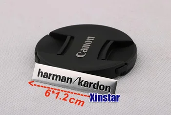 

4pcs Aluminum harman kardon car speaker sticker for audi sline BMW M Benz Amg Toyota Cruze Subaru Ford skoda Volkswagen Opel