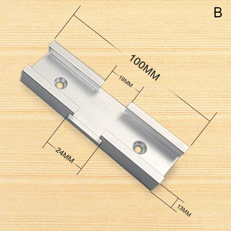 200 мм Крест Т-образной дорожки набор соединителей 30 Тип Т-образной пазы Торцовочная дорожка джиг приспособление слот Разъем MAL999 - Цвет: B